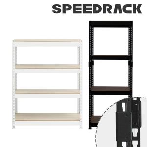 스피드랙 무볼트 철제 선반 앵글 400x300x1650(h) - 4단 (분리기둥)