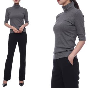 [브루넬로쿠치넬리] 24FW 여성 모닐리 터틀넥 반팔티셔츠 (M0TC8EL504 C080 24F)