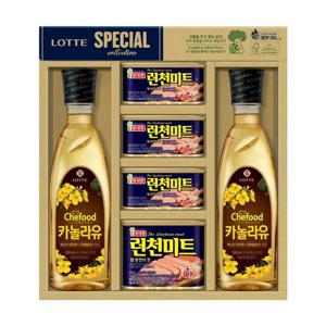 판촉물 (롯데푸드) 프리미엄 혼합 7호 카놀라유 추석선물세트