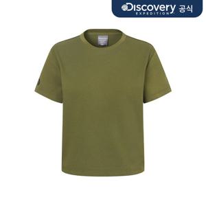 프레시벤트 여성 워싱 스몰와펜 반팔티셔츠 (D/OLIVE)  DWRS9F053-OLD