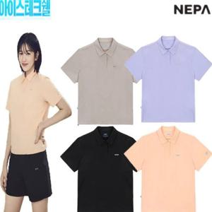 [네파] 여성 아이스테크쉘-V 반팔 우븐 폴로 티셔츠 7K45231