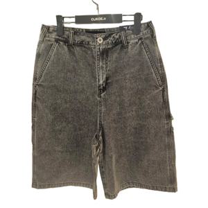 [클라이드]유니 카펜더 루즈 숏 그레이 데님팬츠 FPBDP252U