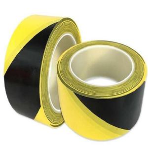 BLEX 바닥라인 테이프 50mm x 30M 황흑사선 반사띠