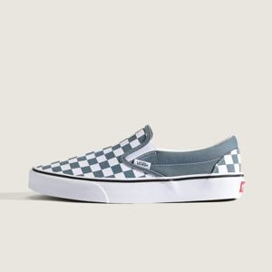 [반스] 컬러 띠어리 체커보드 슬립온 블루 VN000DAHRV2