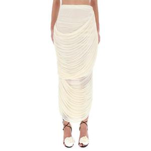 마그다뷰트림 스커트 234925 BEIGE IVORY