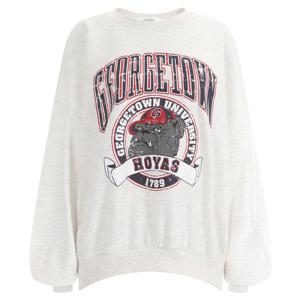 불독 국산 여성 라운드 오버핏 맨투맨 TSS-WSH-11852-오트밀