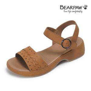 [베어파우(슈즈)]RIA 여성 캐주얼 샌들 K2809065QB-W 머드타드 4CM