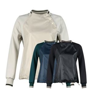 럭스골프 여성 우븐 매치 풀오버 긴팔 골프셔츠 MW4A626W