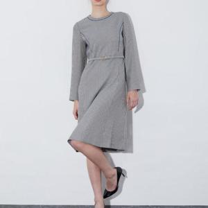 올리비아로렌 DP01 체크플레어 원피스 VOCOA4S2221