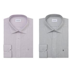 [예작(셔츠)]예작 신상 긴팔 미니체크 일반핏셔츠2종(YJESBR119BK/VI)