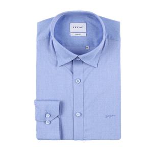 [예작(셔츠)]예작셔츠 25/SS 남자긴팔 슬림핏 블루 카치온 스판 셔츠YJESBS168BL