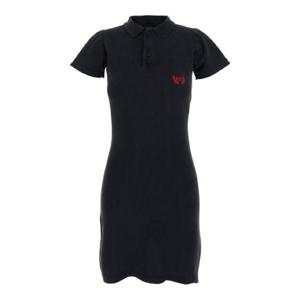 발렌시아가 체스트 로고 코튼 반팔 원피스 1983190