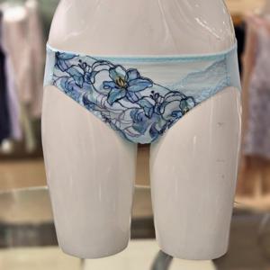 [와코루] 여성 프린트 튤레이스 햄팬티 (WPT1957H BU)