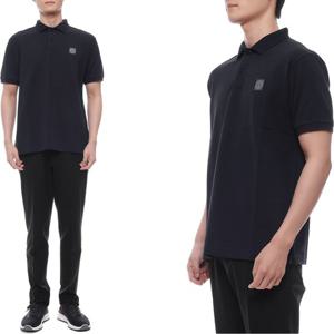 [스톤아일랜드] 25SS 남성 로고 패치 폴로 반팔티셔츠 (K1S15220002R S0039 V0020 25S)