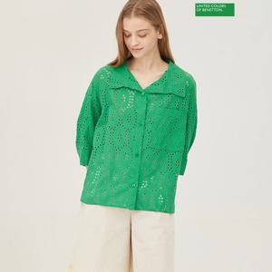 베네통 레이크 블라우스 BABL73431