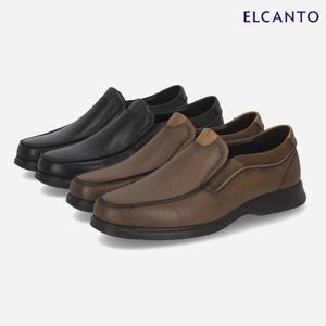 엘칸토  (LCMC85U413) 남성 소가죽 캐주얼 슬립온 2.5cm