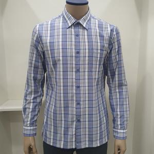 [크로커다일남성]린넨 써커 체크 긴팔 남방 CDAABWS1418_SC