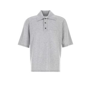 보테가베네타 남성 그레이 울 반팔 폴로 835307V5L60 8531
