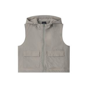 [클라이드]여자 후드 슬리브리스 조끼 점퍼 FPBJP754