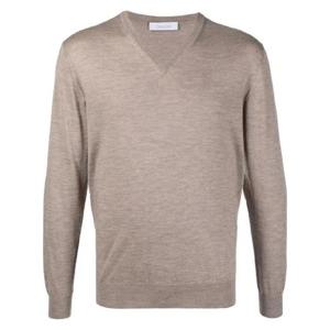 25 FW 크루치아니 V넥 긴소매 스웨터 CU487BV03F6V TP432329959