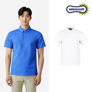 아담스콧 남성 소픽스 사방 스판 냉감 반팔 티셔츠 AS2526TS103