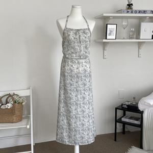 나야홍 / 아이우먼 플라워타이스트랩원피스 YPS402M506 빅사이