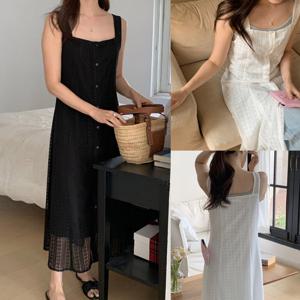 나야홍 / 위쉬몰 DD 스퀘어레이스자수원피스(U720H506) 빅사이