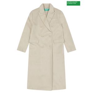 베네통 Double long coat 3F_2N3GDN038_1J4