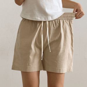 나야홍 / 탄탄끈조절면반바지 NOU996M507