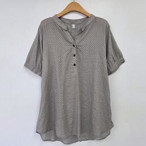 나야홍 / 아이우먼 프레이도트언발반팔남방 RIU758M508 빅사이