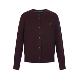 [올리비아로렌]이중넥 배색 가디건_VOBBC4W9132