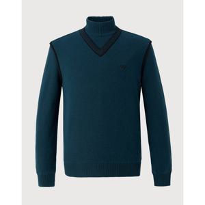 [인디안][INDIAN] 이중 브이넥 방풍하프 터틀니트._MIGBHYW9121