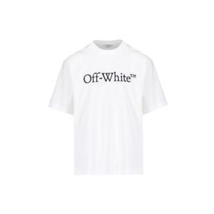 오프화이트 반팔 티셔츠 OMAA120C99JER0080110 White