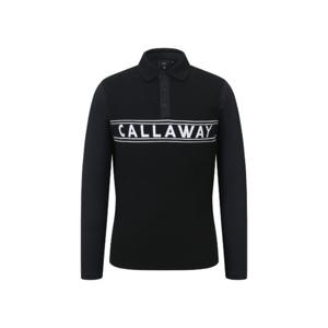 캘러웨이골프긴팔 LQS CMTY24F303_BK 남성 가을 니트 MIX 티셔츠
