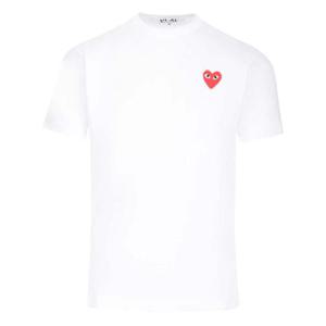 꼼데가르송   반팔 티셔츠 FW25 AX T108 0512 5514308 White