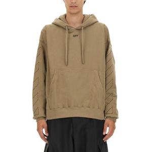 오프화이트 긴팔 티셔츠 OMBB085 F23FLE0196110 BEIGE