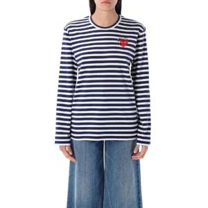 꼼데가르송   긴팔 티셔츠 FW25 AX T806 0511 5669859 Blue