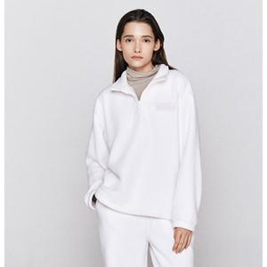 [지오다노] 여성 루즈핏 반집업 아노락 플리스 티셔츠 325935