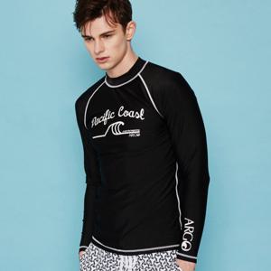 [ARGO]PACIFIC COAST(BK) 남성 래쉬가드 상의