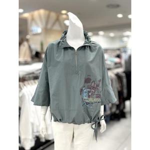 소고 세이브존01 리본 스트링 반집업 블라우스 TATJ2BA13