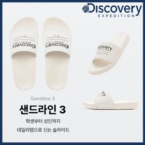디스커버리 24SS 신상 샌드라인3 슬리퍼 샌들 DXLP1101N-WHS