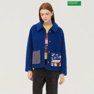 베네통 아리타 코트 BACTA3461_BL