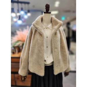 스테파니 세이브존01  밍크 숏 코트 A24JK4419