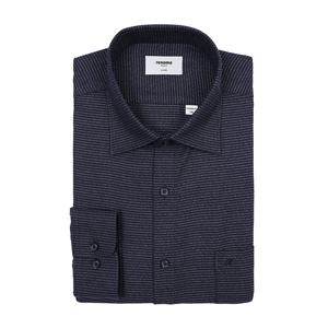 [레노마(셔츠)]기모 남방 일반핏 위사 스트라이프 셔츠 (일산RNWSG0031BU)