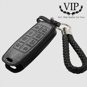 VIP 천연가죽 스마트 키케이스 GV80 외 8버튼