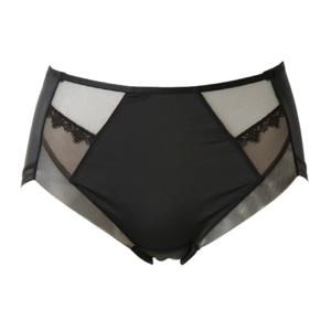 [비너스]블랙 오르화 커버업 깔끔한 하이웨이스트 햄팬티 OPT3850C