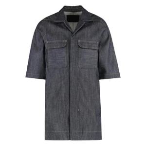 25 FW 릭오웬스 반소매 데님 포켓 셔츠 DL01D5296RAWJP TP439550914