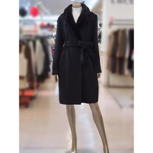 미니멈 세이브존03 미니멈 수리알파카 밍크 카라배색 코트 AMYDKFL1890GA