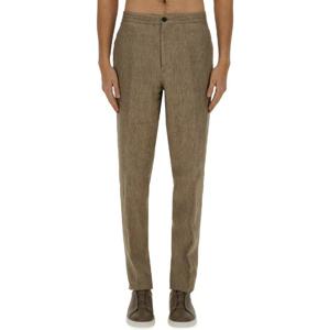 에르메네질도제냐 리넨 스트레이트 핏 조거 팬츠 UFI32A9 TT11N