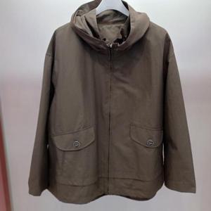 Latium HC06 품넉넉한 밑단스트링 반후드 집업 깔끔한 가을 점퍼 T2553jp03K